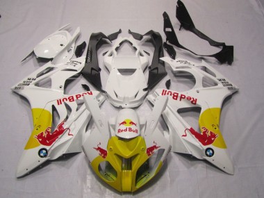 Amarillo Blanco RedBull Carenado Moto BMW S1000RR 09-14