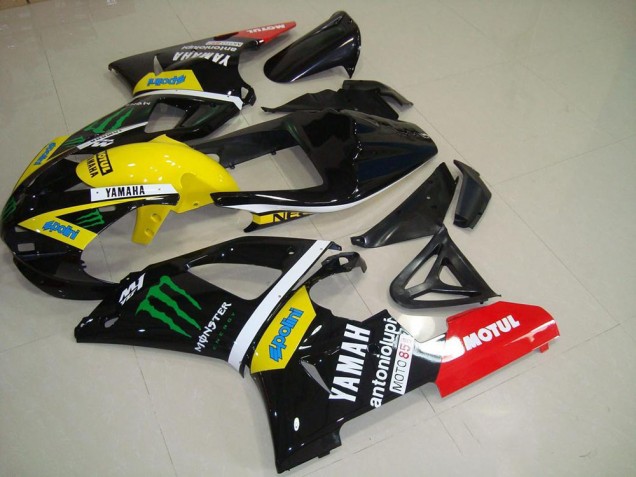 Amarillo Monster Kits Completo Carenado Moto ABS Yamaha R1 00-01