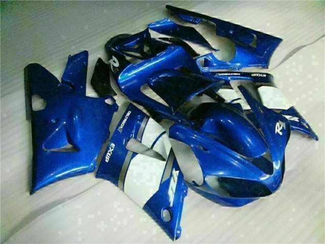 Azul ABS Carenado Motocicleta Yamaha R1 00-01