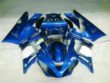 Azul ABS Carenado Motocicleta Yamaha R1 00-01