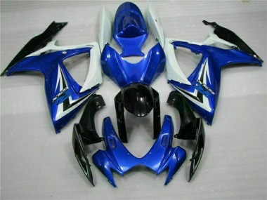 Azul ABS Moto Plástica Suzuki GSXR 600 / 750 K6 06-07