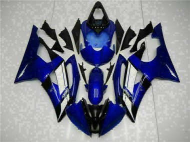 Azul ABS Moto Plásticos Yamaha R6 08-16