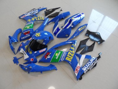 Azul Amarillo Rizla Kits Carenado Moto Suzuki GSXR 750 K6 06-07