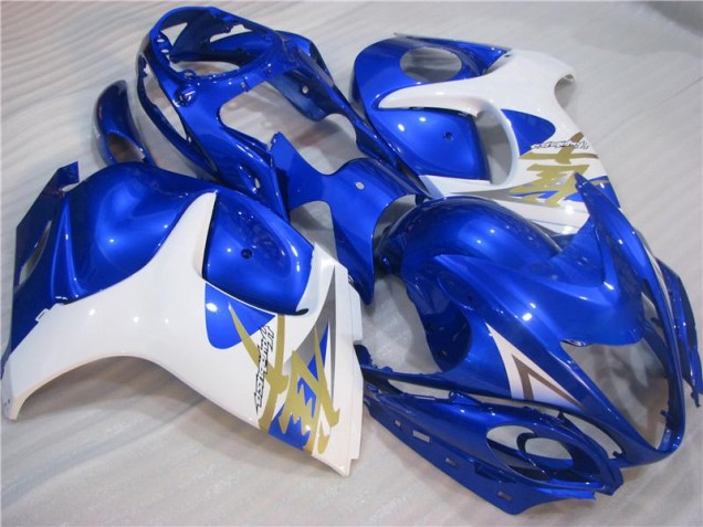 Azul Blanco ABS Kits Carenado Moto Suzuki GSXR 1300 Hayabusa 08-19