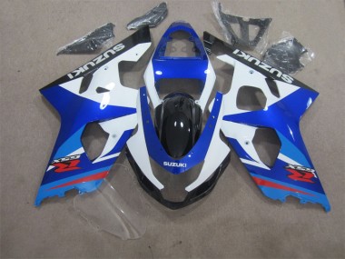 Azul Blanco ABS Kits Carenado Moto Suzuki GSXR 600 K4 04-05