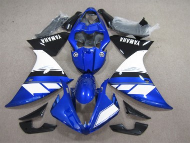 Azul Blanco ABS Kits Carenado Moto Yamaha R1 09-11