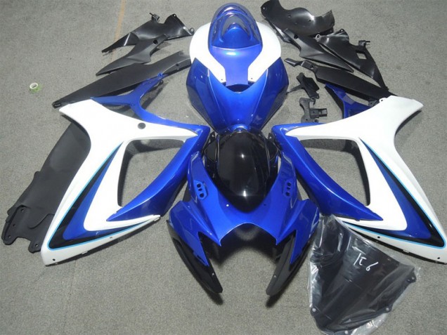 Azul Blanco Carenado Moto Kawasaki ZX10R 06-07