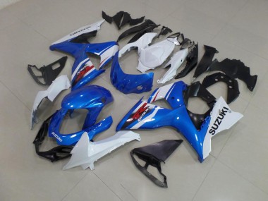 Azul Blanco Carenado Moto Suzuki GSXR 1000 K9 09-16