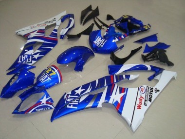 Azul Blanco Fiat 27 Rojo Wudy Carenado Moto Yamaha R6 08-16