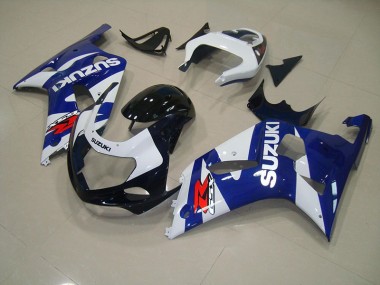 Azul Blanco Kit Carenado ABS Completo Suzuki GSXR 750 K1 K2 K3 01-03