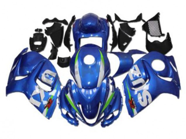 Azul Blanco Kit Carenado Moto Suzuki GSXR 1300 Hayabusa 08-19