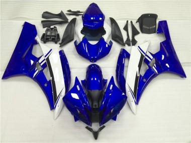 Azul Blanco Kit Carenado Moto Yamaha R6 06-07