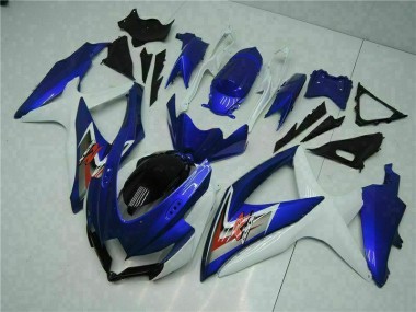 Azul Blanco Kits Carenado Moto Suzuki GSXR 600 / 750 K8 08-10