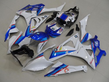 Azul Blanco Moto Plástico BMW S1000RR 09-14