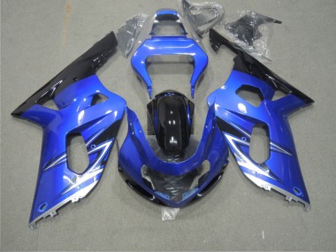 Azul Carenado Moto Suzuki GSXR 600 K1 K2 K3 01-03