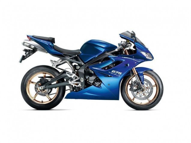 Azul Carenado Moto Triumph Daytona 675 Triple 06-08