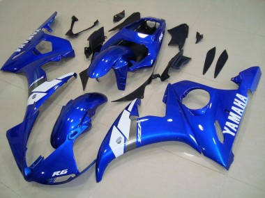 Azul Carenado Moto Yamaha R6 03-05