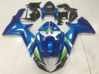 Azul Kits Completo Carenado Moto ABS Suzuki GSXR 600 / 750 K11 11-21