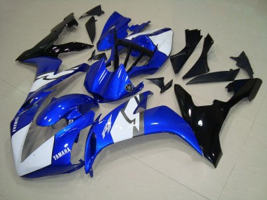 Azul Negro Blanco Carenado Moto Yamaha R1 04-06