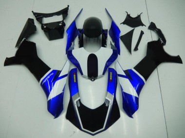 Azul Negro Inyección Kit Carenado Moto Yamaha R1 15-19