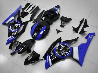 Azul Negro Kit Carenado Moto Yamaha R6 08-16