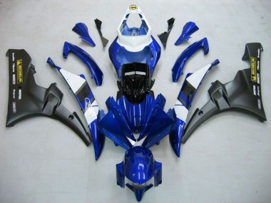 Azul Negro Kits ABS Carenado Motocicleta Yamaha R6 06-07