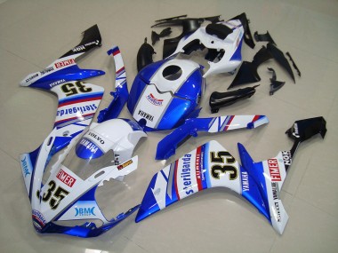 Azul Pegatinas Carenado Moto Yamaha R1 07-08