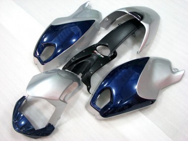 Azul Plata Carenado Moto Ducati Monster 696 08-12