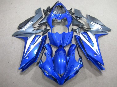 Azul Plata Carenado Moto Yamaha R1 07-08