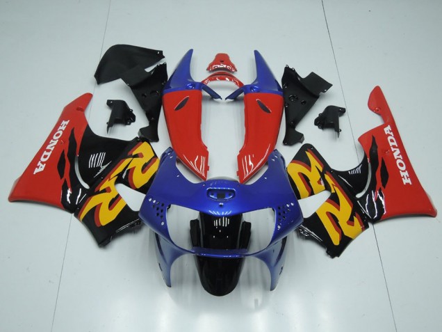 Azul Rojo Negro Carenado Moto Honda CBR 900 RR 919 98-99