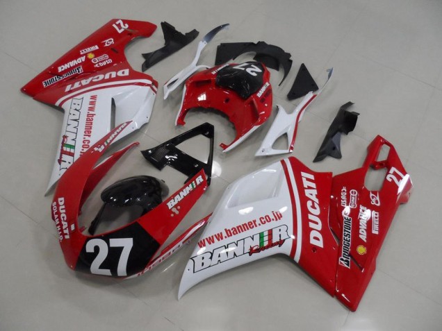 Banner 27 Carenado Moto Ducati 848 1098 1198 07-14