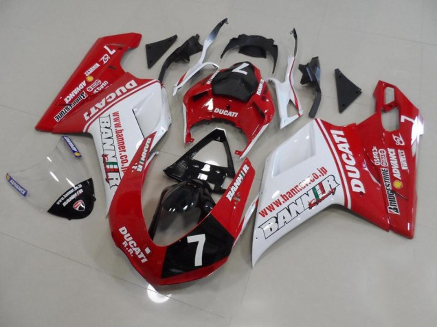 Banner 7 Carenado Moto Ducati 848 1098 1198 07-14