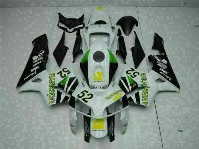 Blanco Amarillo Verde 52 Carenado Moto Honda CBR 600 RR 05-06