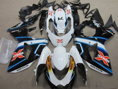 Blanco Azul Brux Oscuro Dog Carenado Moto Suzuki GSXR 1000 K9 09-16