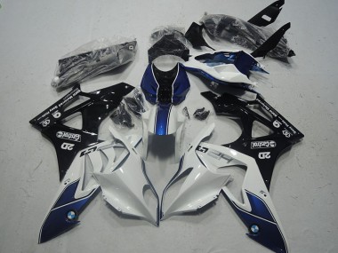 Blanco Azul Carenado & Plástico Moto BMW S1000RR 09-14