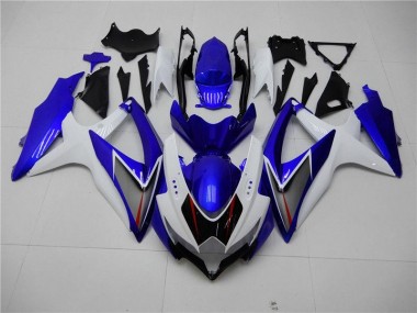 Blanco Azul Kit Completo Carenado Moto Suzuki GSXR 600 / 750 K8 08-10