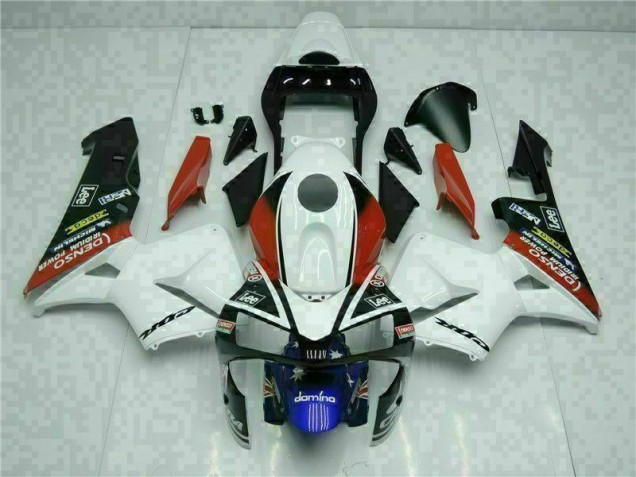 Blanco Azul Kits Completo Carenado Moto Honda CBR 600 RR 03-04