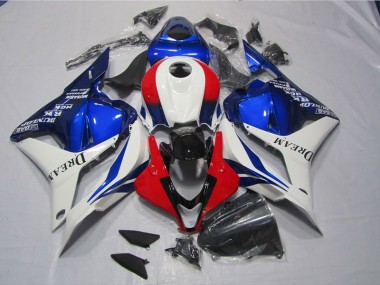 Blanco Azul Rojo DREAM Kits Carenado Moto Honda CBR 600 RR 09-12