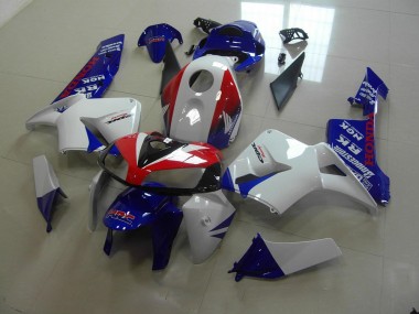 Blanco Azul Rojo HRC ABS Kits Carenado Moto Honda CBR 600 RR 05-06