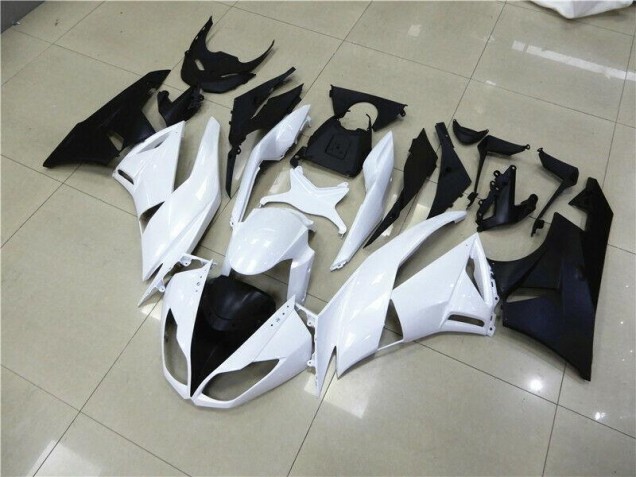 Blanco Carenado Moto Kawasaki ZX6R 09-12