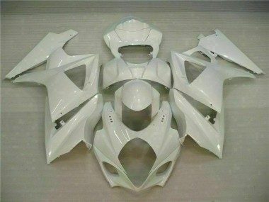 Blanco Carenado Moto Suzuki GSXR 1000 K7 07-08