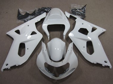 Blanco Carenado Moto Suzuki GSXR 600 K1 K2 K3 01-03