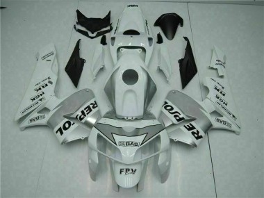 Blanco Kit Completo Carenado Moto Honda CBR 600 RR 05-06