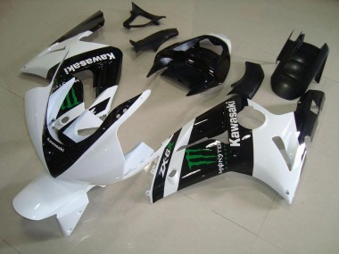 Blanco Monster ABS Kits Carenado Moto Kawasaki ZX6R 03-04