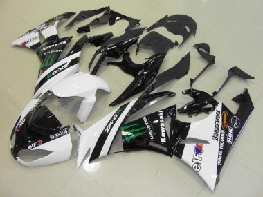 Blanco Monster Carenado Moto Kawasaki ZX6R 09-12