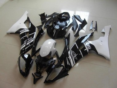 Blanco Negro ABS Carenado Motocicleta Yamaha R6 08-16