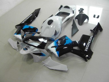 Blanco Negro Azul Kits Carenado Moto Honda CBR 600 RR 03-04