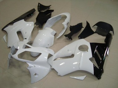 Blanco Negro Carenado Moto Kawasaki ZX12R 02-06