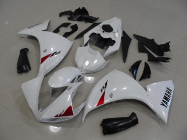 Blanco Negro Carenado Moto Yamaha R1 09-11