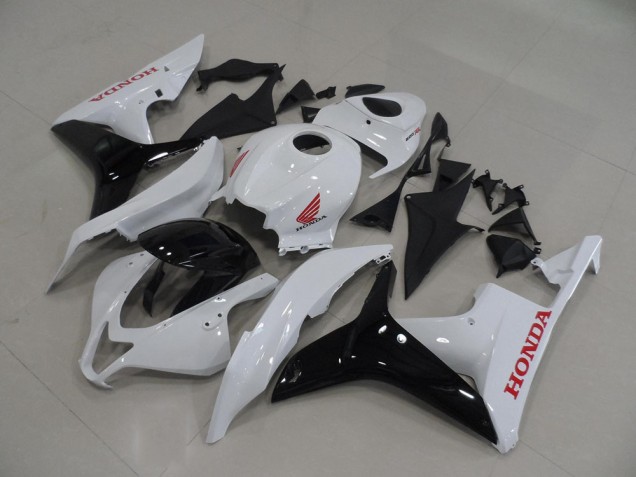 Blanco Negro Carenado & Plástico Moto Honda CBR 600 RR 07-08